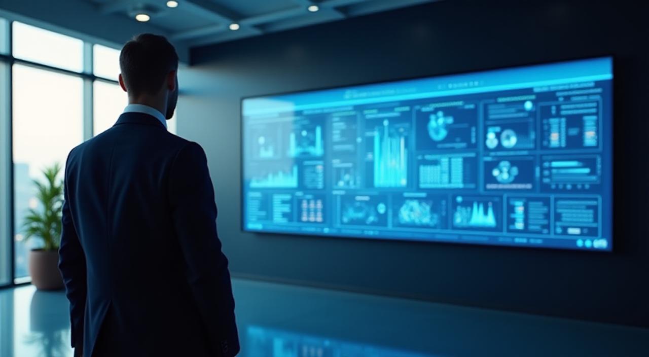 A clean, modern executive dashboard showing clear business intelligence insights